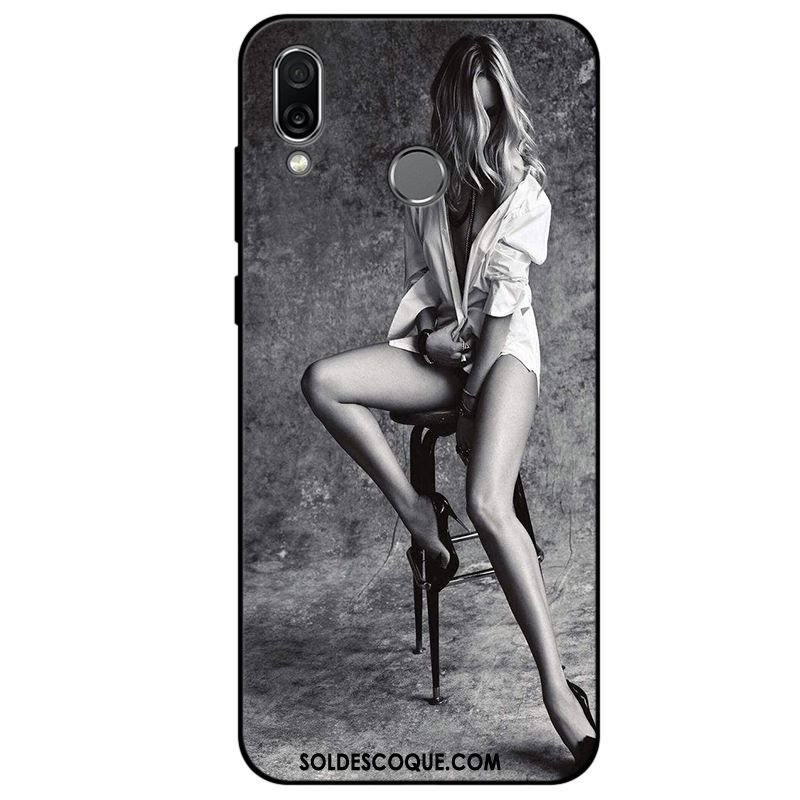 Coque Huawei P Smart+ Mode Protection Fluide Doux Silicone Étui Soldes