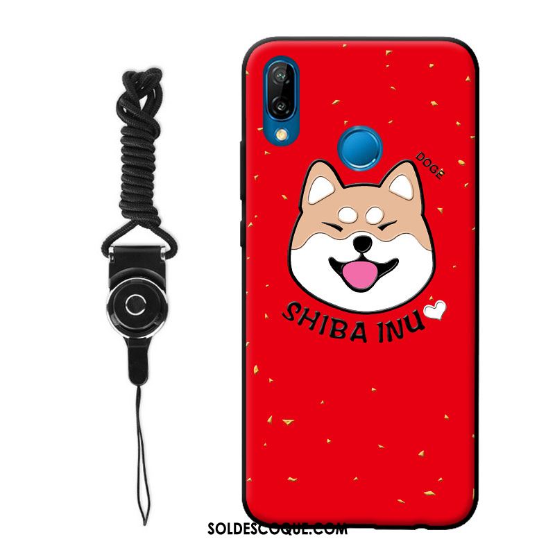 Coque Huawei P Smart+ Nouveau Jeunesse Amoureux Dessin Animé Charmant Pas Cher