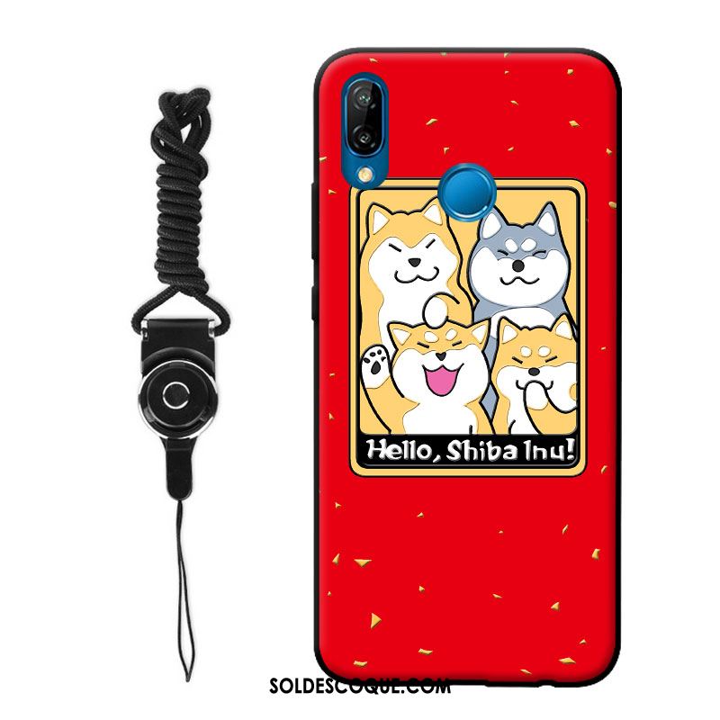 Coque Huawei P Smart+ Nouveau Jeunesse Amoureux Dessin Animé Charmant Pas Cher