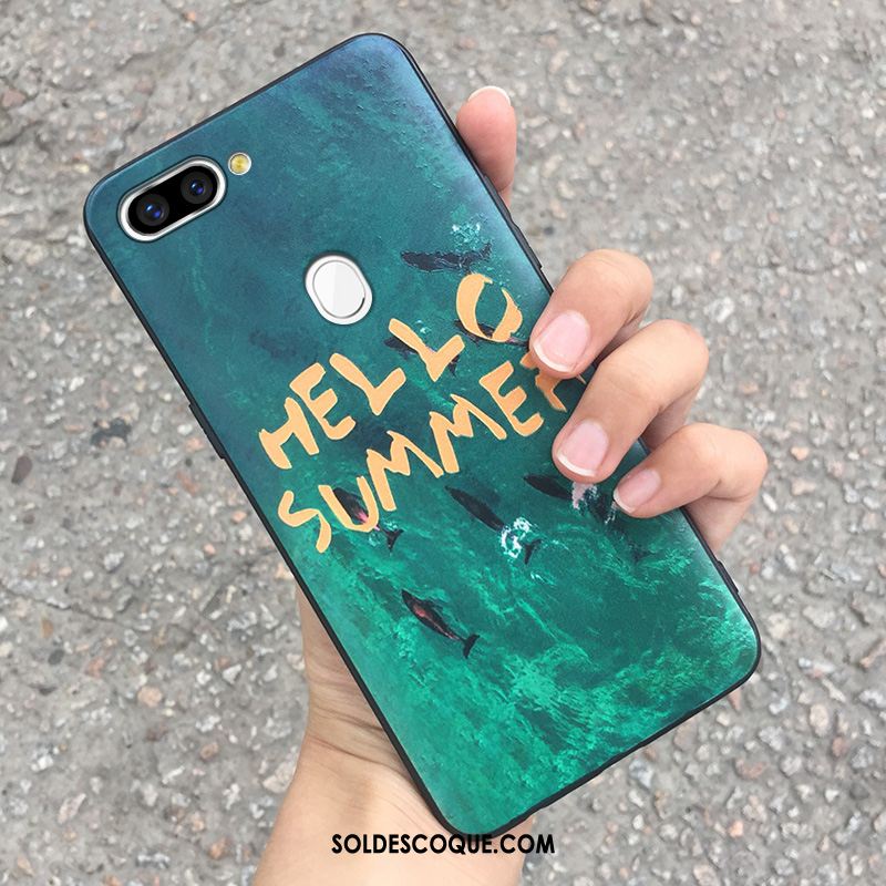 Coque Huawei P Smart Ornements Suspendus Silicone Vert Grand Téléphone Portable Pas Cher