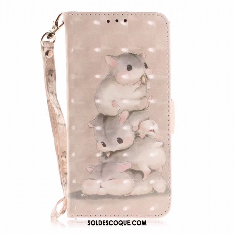 Coque Huawei P Smart+ Plier Étui Gris Jeunesse Dessin Animé France