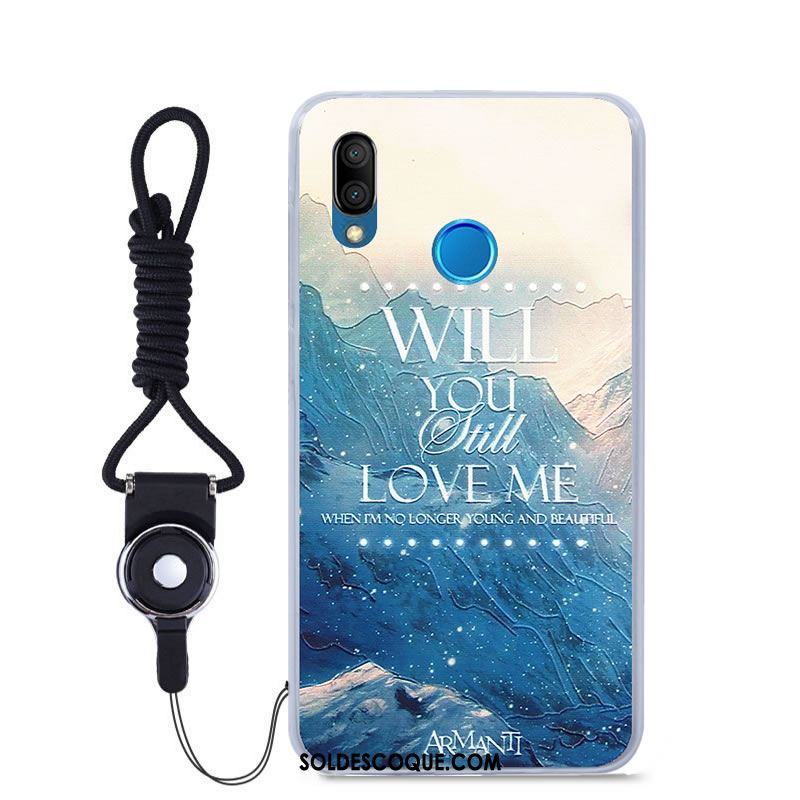 Coque Huawei P Smart+ Protection Étui Bleu Couleur Tout Compris En Vente