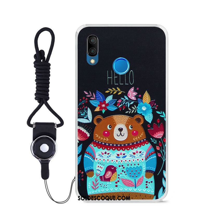 Coque Huawei P Smart+ Protection Étui Bleu Couleur Tout Compris En Vente