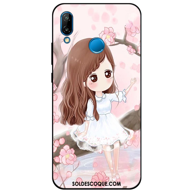 Coque Huawei P Smart+ Protection Étui Bleu Silicone Tendance En Ligne