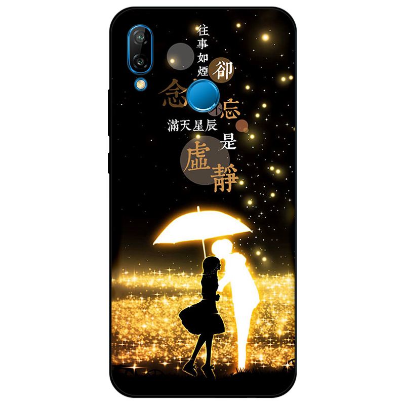 Coque Huawei P Smart+ Protection Étui Bleu Silicone Tendance En Ligne