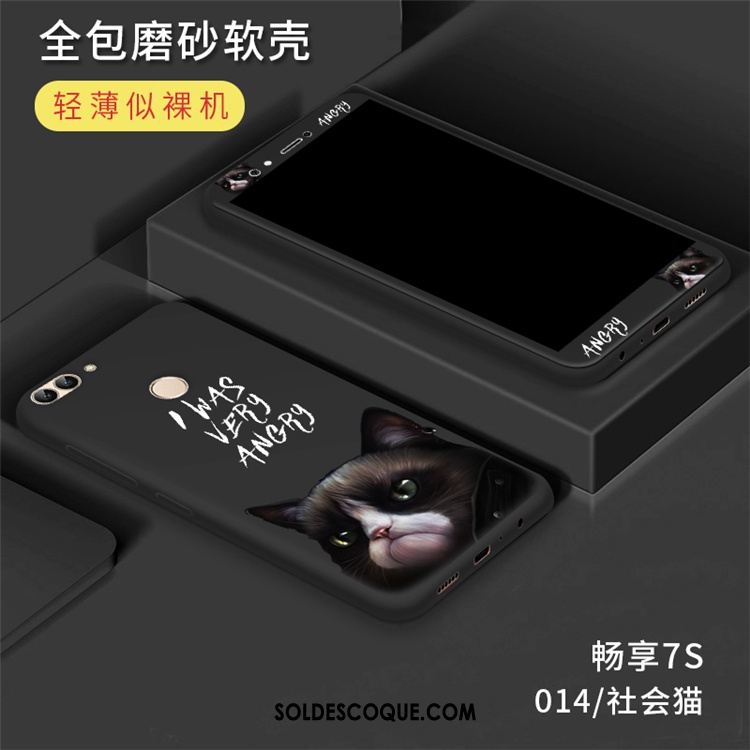 Coque Huawei P Smart Rouge Silicone Membrane Étui Téléphone Portable Pas Cher