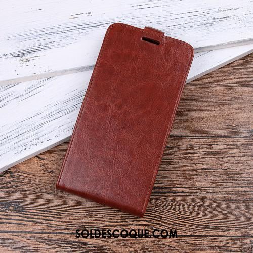 Coque Huawei P Smart+ Rouge Étui Étui En Cuir Protection Téléphone Portable France