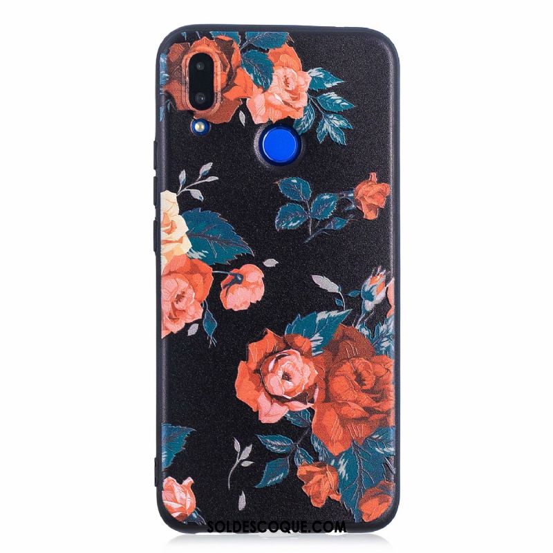 Coque Huawei P Smart+ Silicone Dessin Animé Incassable Bleu Tout Compris En Vente