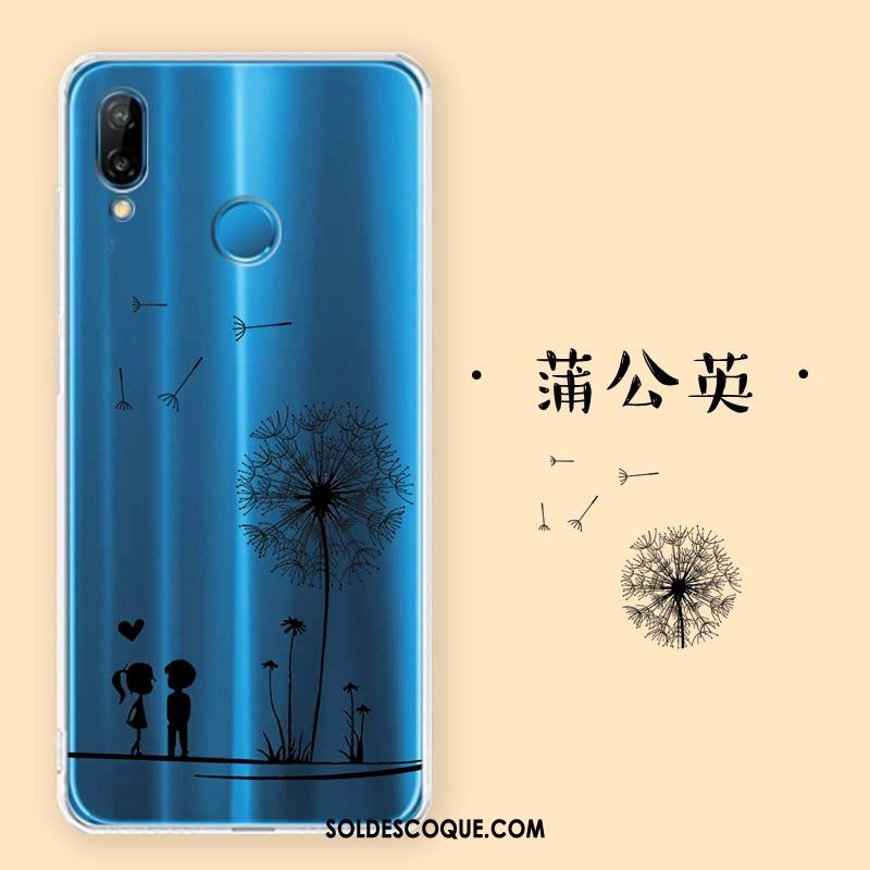 Coque Huawei P Smart+ Silicone Transparent Protection Très Mince Fluide Doux Soldes