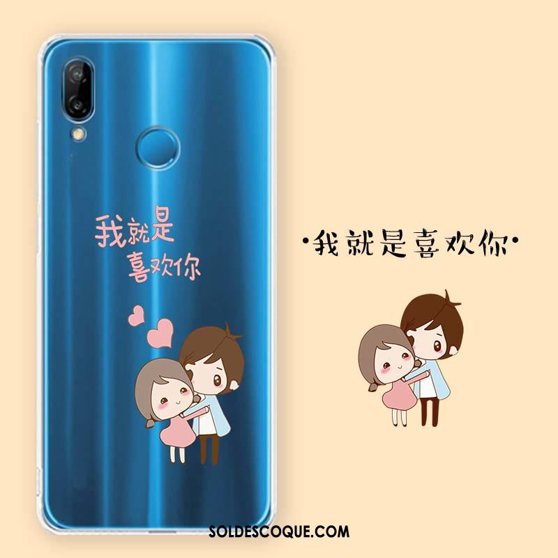 Coque Huawei P Smart+ Silicone Transparent Protection Très Mince Fluide Doux Soldes