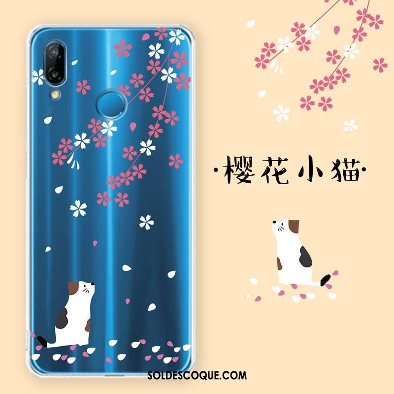 Coque Huawei P Smart+ Silicone Transparent Protection Très Mince Fluide Doux Soldes