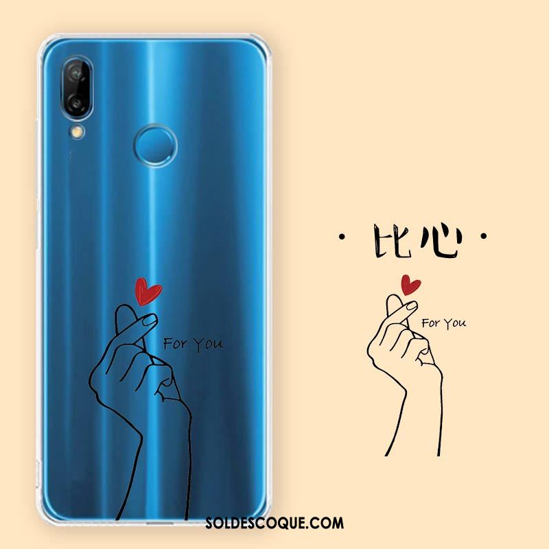 Coque Huawei P Smart+ Silicone Transparent Protection Très Mince Fluide Doux Soldes