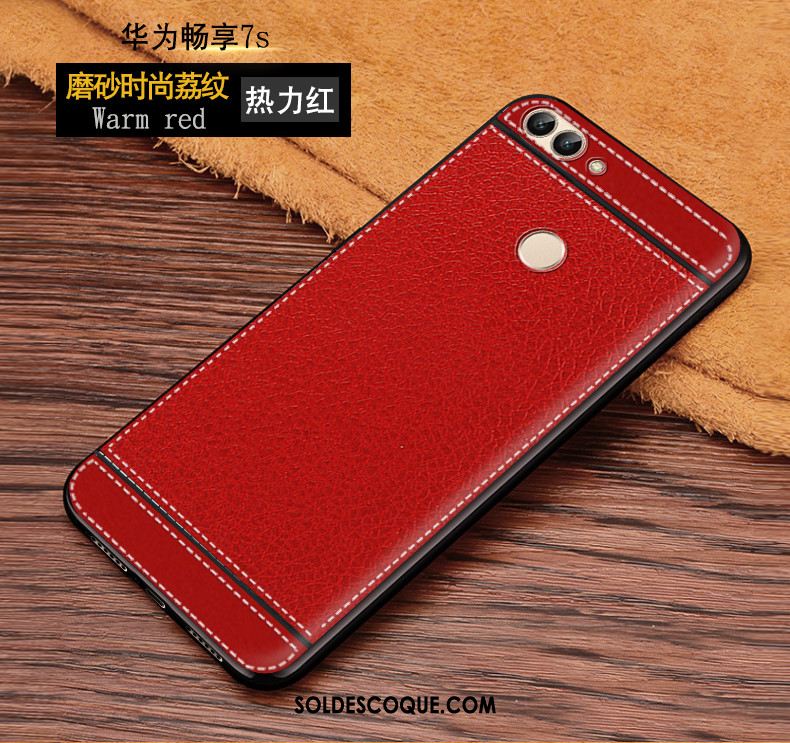 Coque Huawei P Smart Silicone Téléphone Portable Marron Étui Fluide Doux Soldes