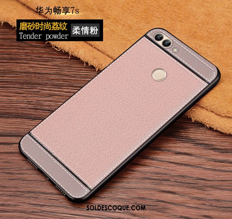 Coque Huawei P Smart Silicone Téléphone Portable Marron Étui Fluide Doux Soldes
