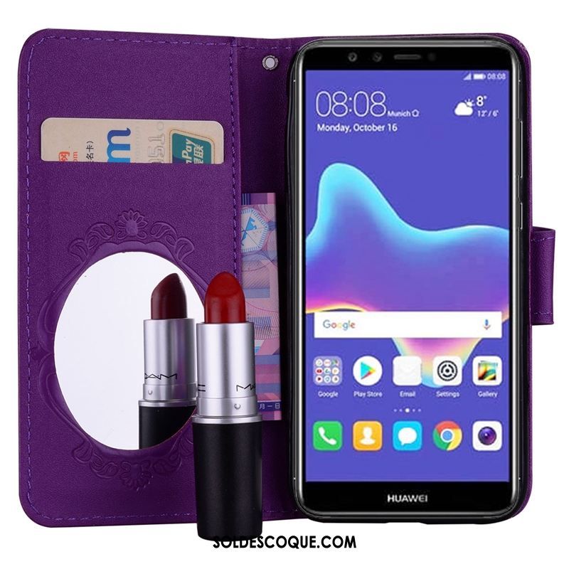 Coque Huawei P Smart Tendance Téléphone Portable Étui En Cuir Support Carte En Vente