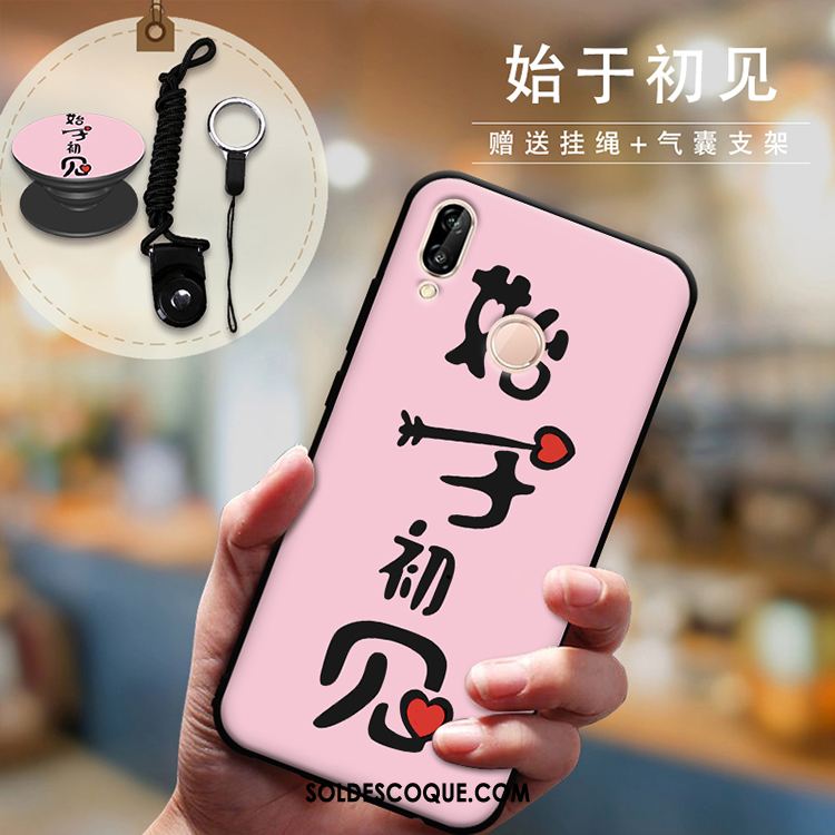 Coque Huawei P Smart+ Tout Compris Amoureux Tendance Protection Ornements Suspendus En Ligne