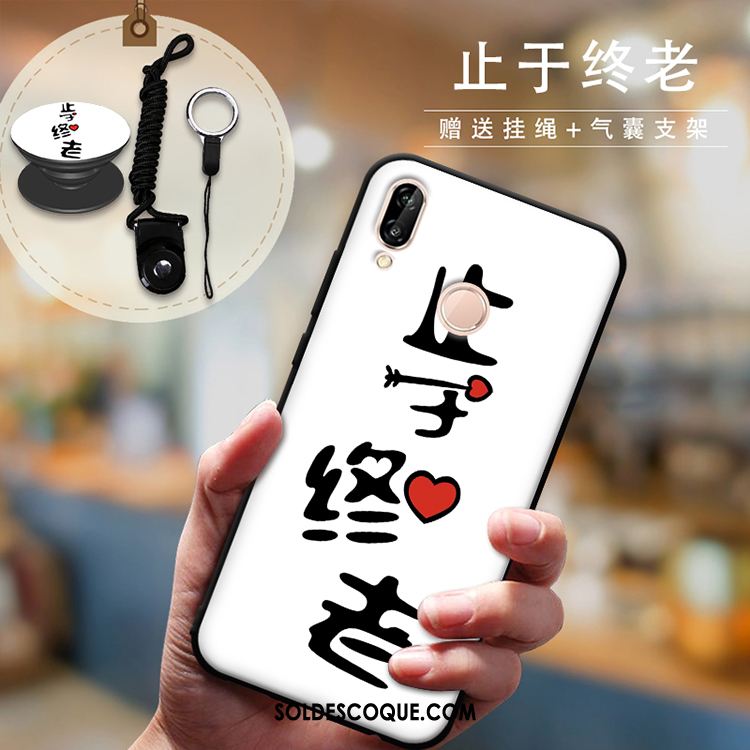 Coque Huawei P Smart+ Tout Compris Amoureux Tendance Protection Ornements Suspendus En Ligne