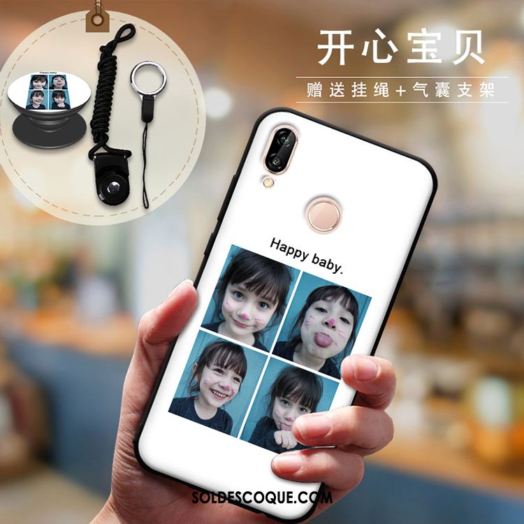 Coque Huawei P Smart+ Tout Compris Amoureux Tendance Protection Ornements Suspendus En Ligne