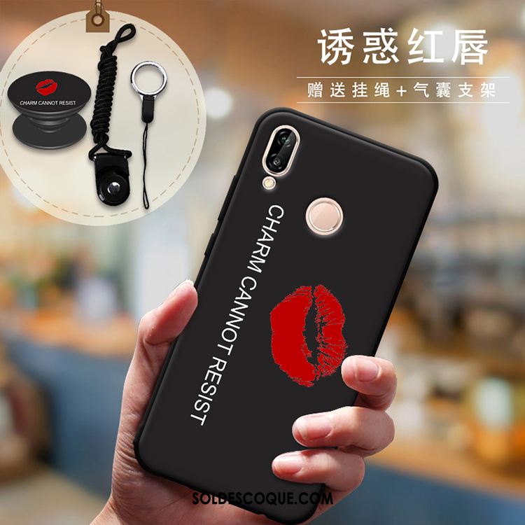 Coque Huawei P Smart+ Tout Compris Amoureux Tendance Protection Ornements Suspendus En Ligne