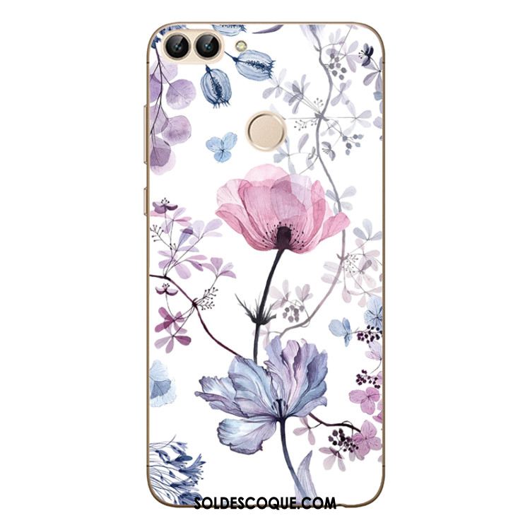 Coque Huawei P Smart Tout Compris Art Rose Silicone Fluide Doux En Ligne