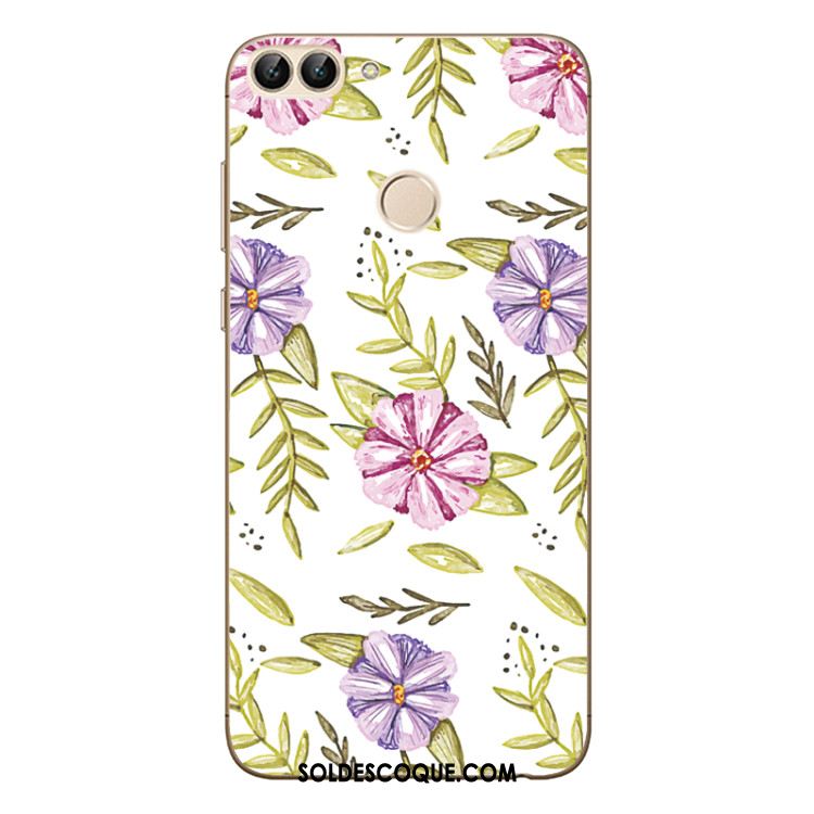 Coque Huawei P Smart Tout Compris Art Rose Silicone Fluide Doux En Ligne