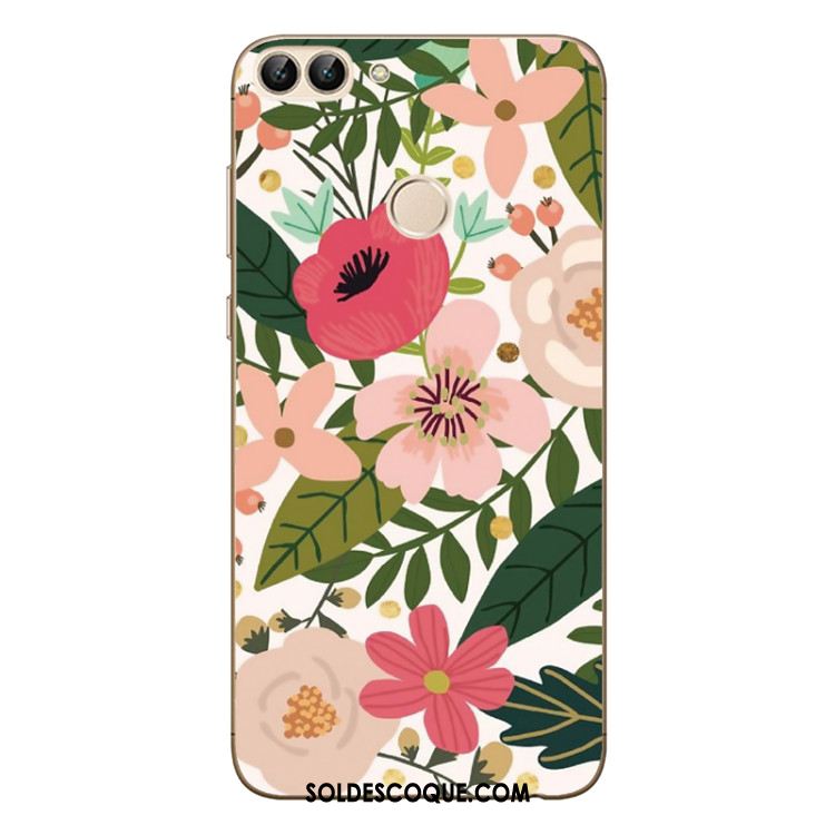 Coque Huawei P Smart Tout Compris Art Rose Silicone Fluide Doux En Ligne