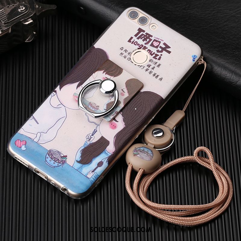 Coque Huawei P Smart Tout Compris Fluide Doux Charmant Dessin Animé Étui Soldes