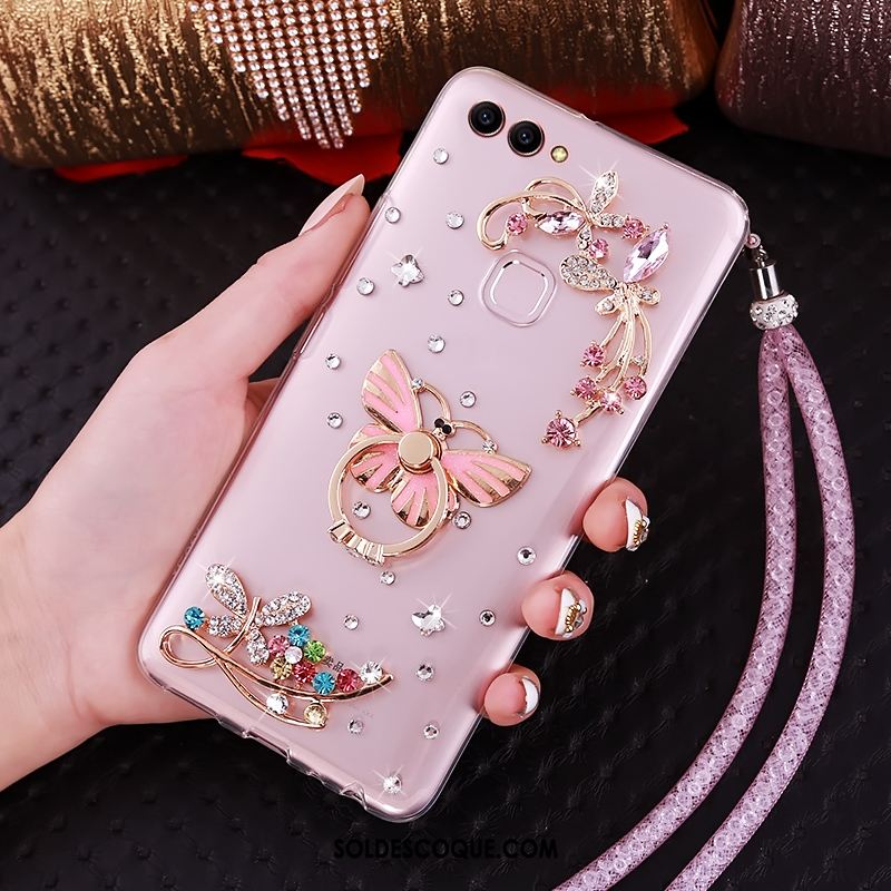 Coque Huawei P Smart Téléphone Portable Silicone Fluide Doux Incassable Transparent En Vente