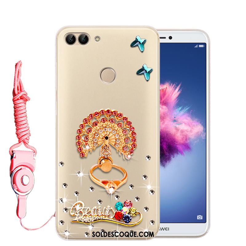 Coque Huawei P Smart Téléphone Portable Strass Protection Étui Transparent En Vente