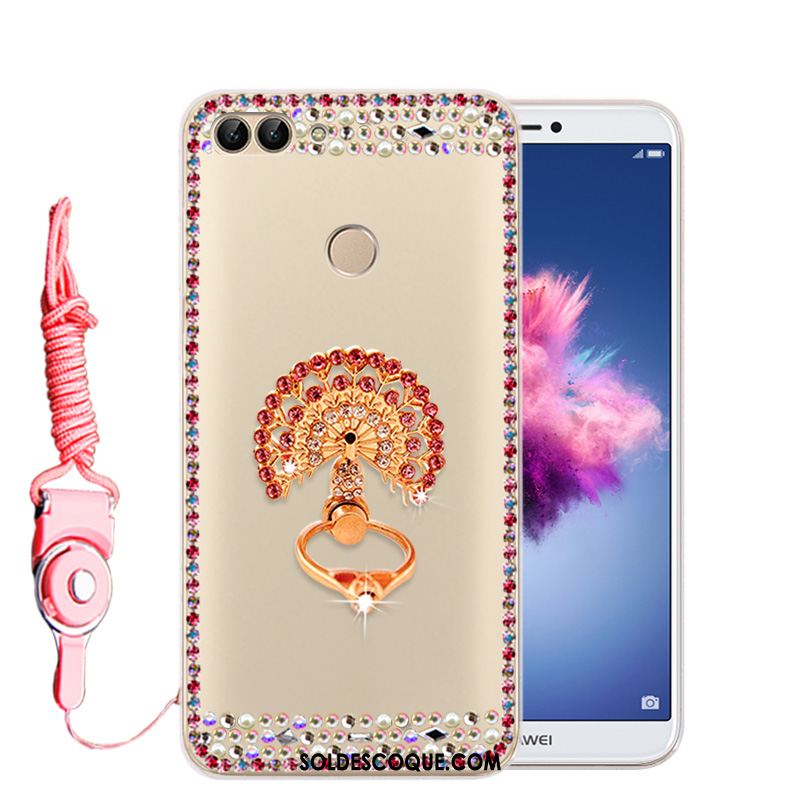 Coque Huawei P Smart Téléphone Portable Strass Protection Étui Transparent En Vente