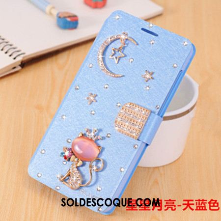 Coque Huawei P Smart Téléphone Portable Étui Incassable Bleu Étui En Cuir Soldes