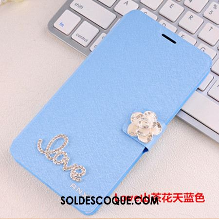 Coque Huawei P Smart Téléphone Portable Étui Incassable Bleu Étui En Cuir Soldes