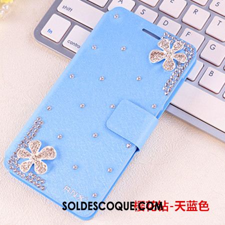 Coque Huawei P Smart Téléphone Portable Étui Incassable Bleu Étui En Cuir Soldes