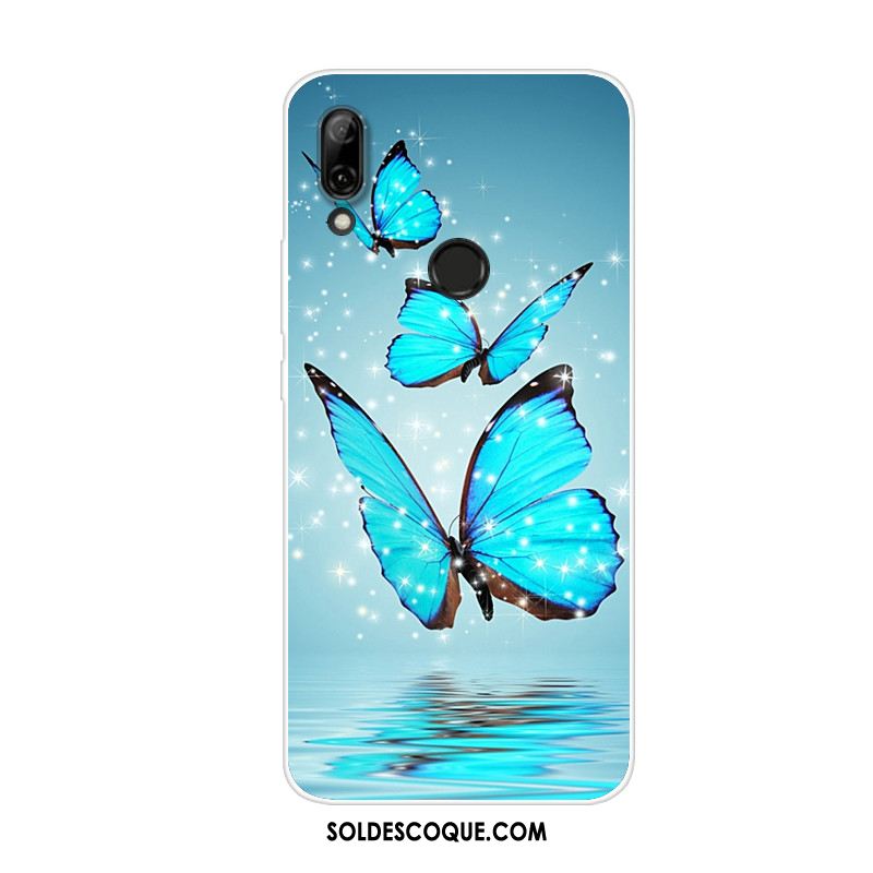 Coque Huawei P Smart Z Bleu Incassable Étui Tendance Silicone En Ligne