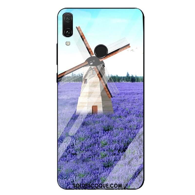 Coque Huawei P Smart Z Incassable Verre Téléphone Portable Paysage Violet France