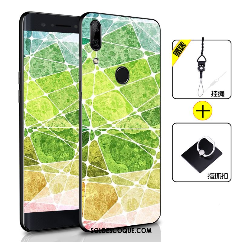 Coque Huawei P Smart Z Incassable Vert Créatif Fluide Doux Tout Compris Housse En Vente