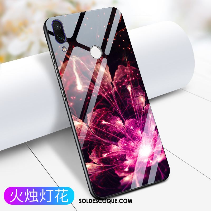 Coque Huawei P Smart Z Net Rouge Protection Verre Étui Marque De Tendance Soldes