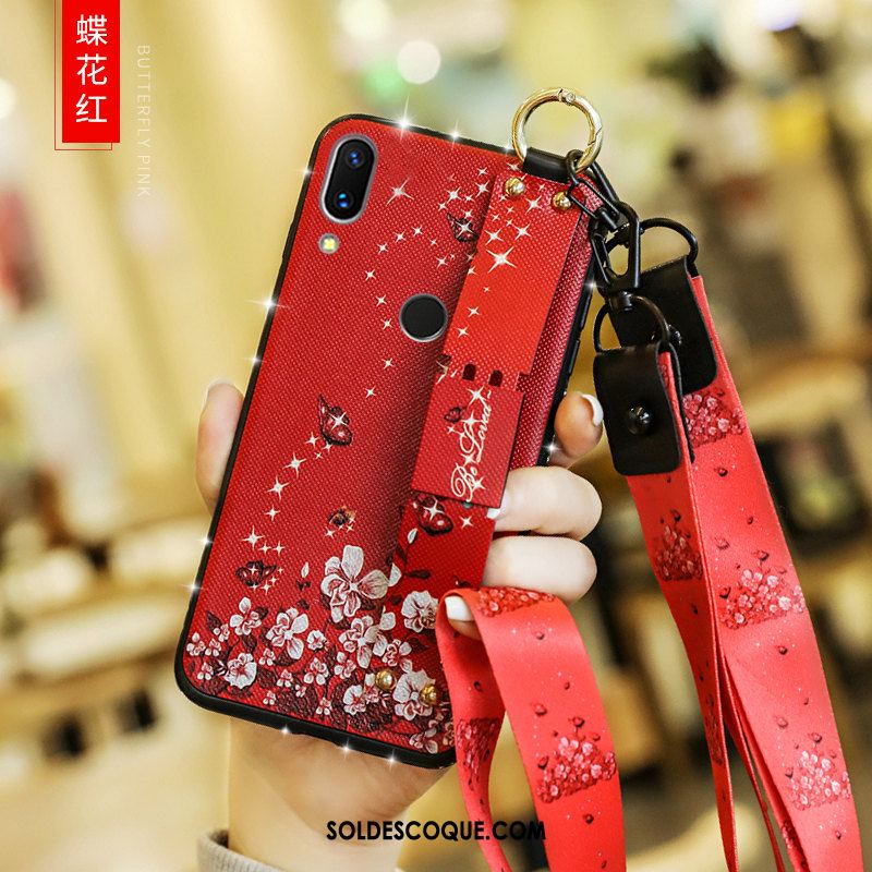 Coque Huawei P Smart Z Personnalité Incassable Rose Téléphone Portable Tendance Pas Cher