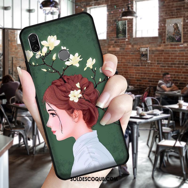 Coque Huawei P Smart Z Protection Peinte À La Main Rouge Europe Étui Soldes