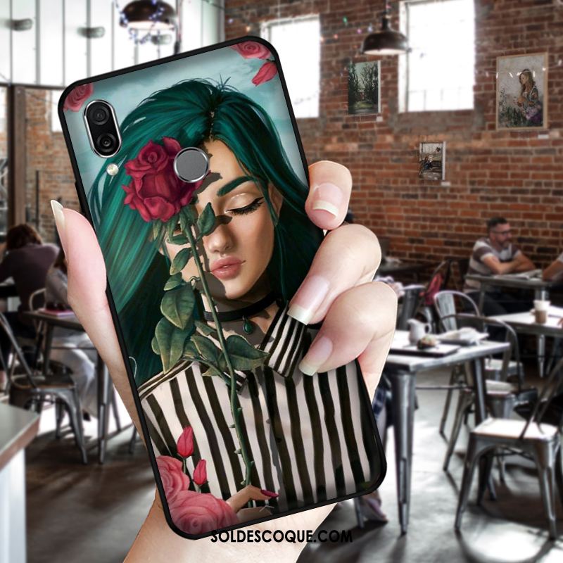 Coque Huawei P Smart Z Protection Peinte À La Main Rouge Europe Étui Soldes