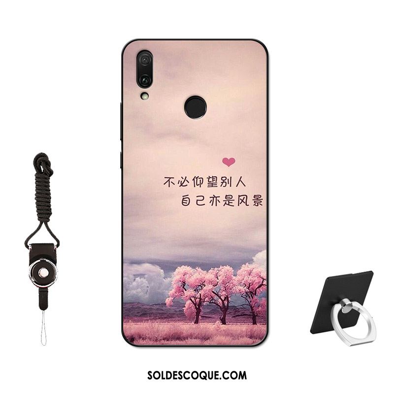 Coque Huawei P Smart Z Silicone Noir Fluide Doux Téléphone Portable Tempérer Soldes