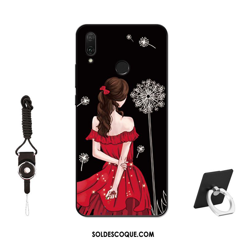 Coque Huawei P Smart Z Silicone Noir Fluide Doux Téléphone Portable Tempérer Soldes