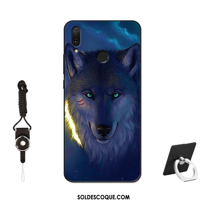 Coque Huawei P Smart Z Silicone Noir Fluide Doux Téléphone Portable Tempérer Soldes