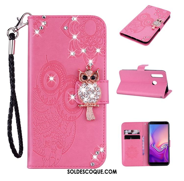 Coque Huawei P Smart Z Téléphone Portable Rose Étui En Cuir Soldes