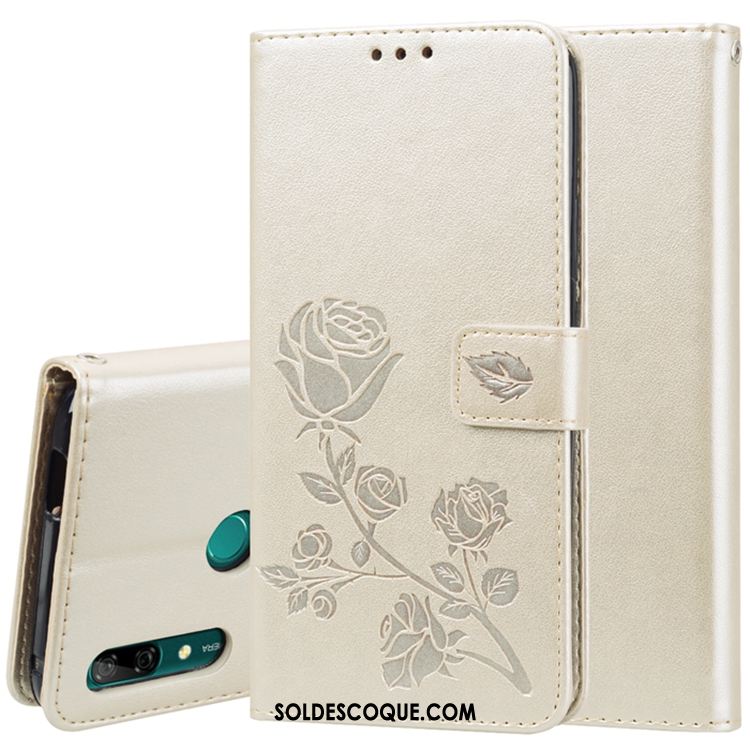 Coque Huawei P Smart Z Étui En Cuir Téléphone Portable Rose Soldes