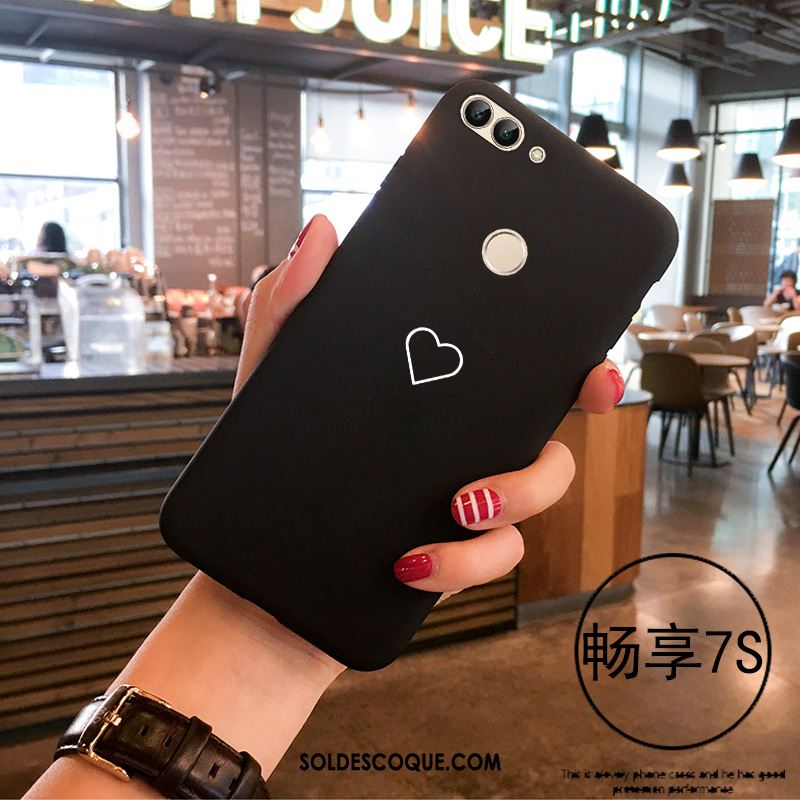 Coque Huawei P Smart Étui Amoureux Simple Créatif Téléphone Portable Soldes