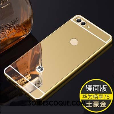 Coque Huawei P Smart Étui Métal Téléphone Portable Argent Tout Compris Pas Cher