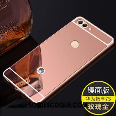 Coque Huawei P Smart Étui Métal Téléphone Portable Argent Tout Compris Pas Cher