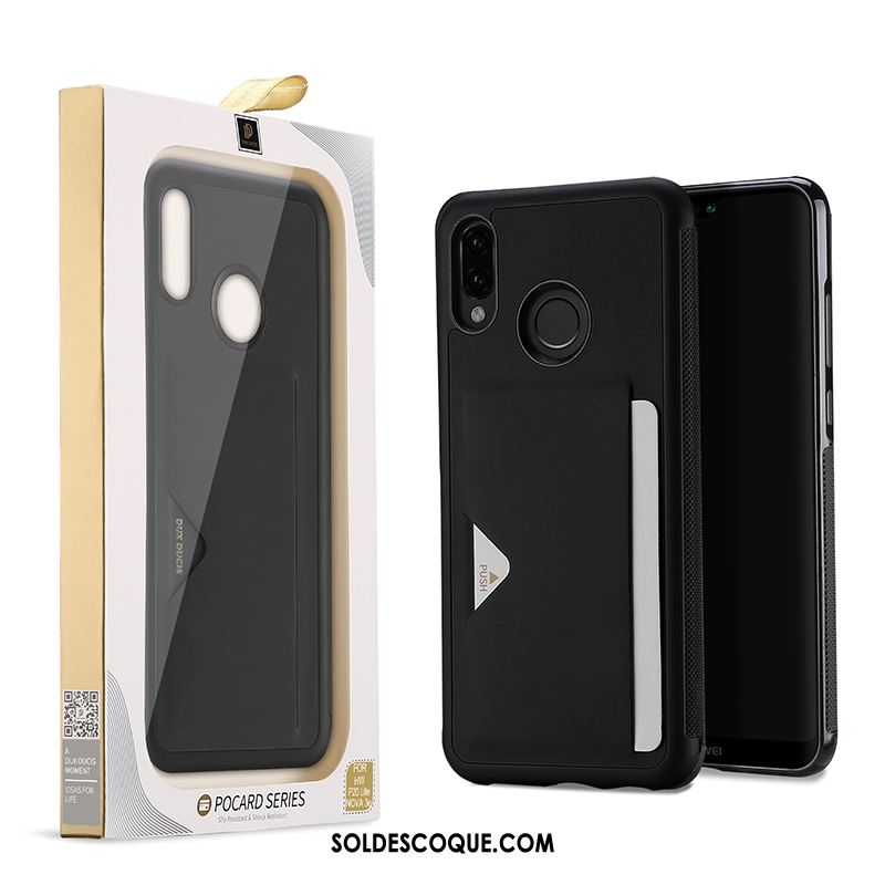 Coque Huawei P Smart+ Étui Protection Tout Compris Carte Noir Soldes