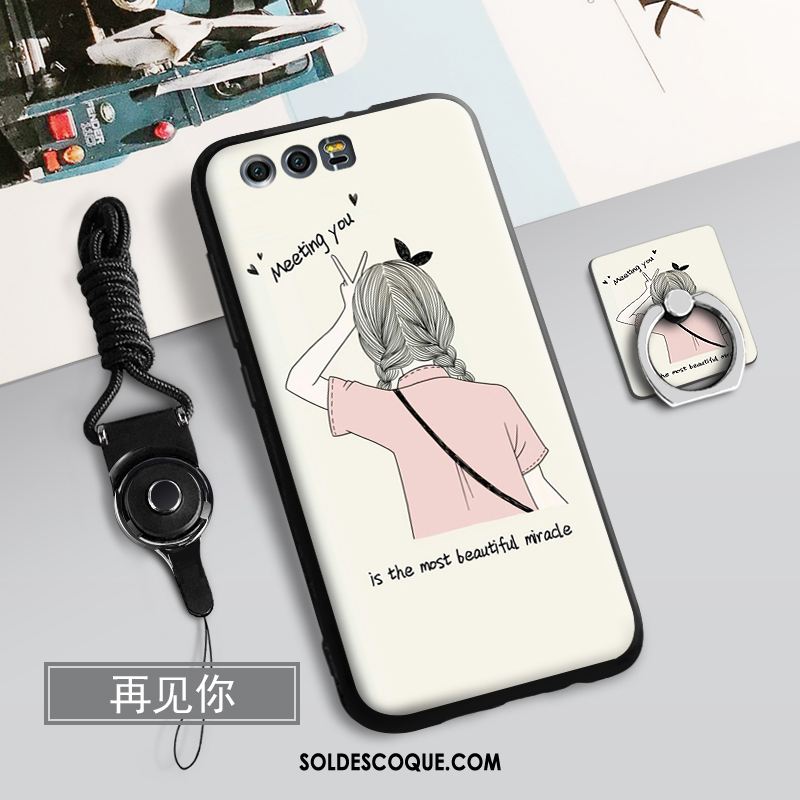 Coque Huawei P10 Blanc Fluide Doux Téléphone Portable Étui Tout Compris Pas Cher